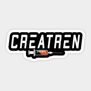 Creatine-Tren / gym / workout / exercise Sticker